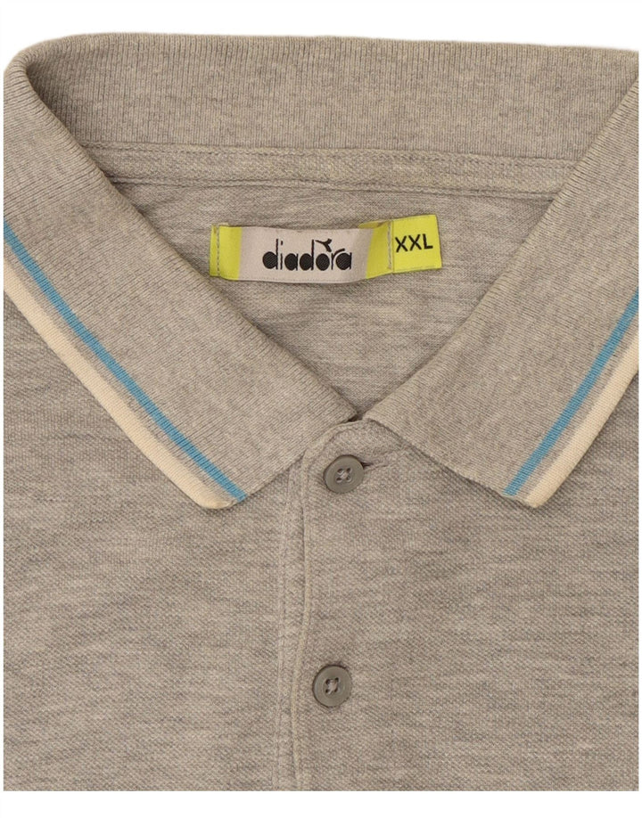 Diadora Polo Homme 2XL Gris