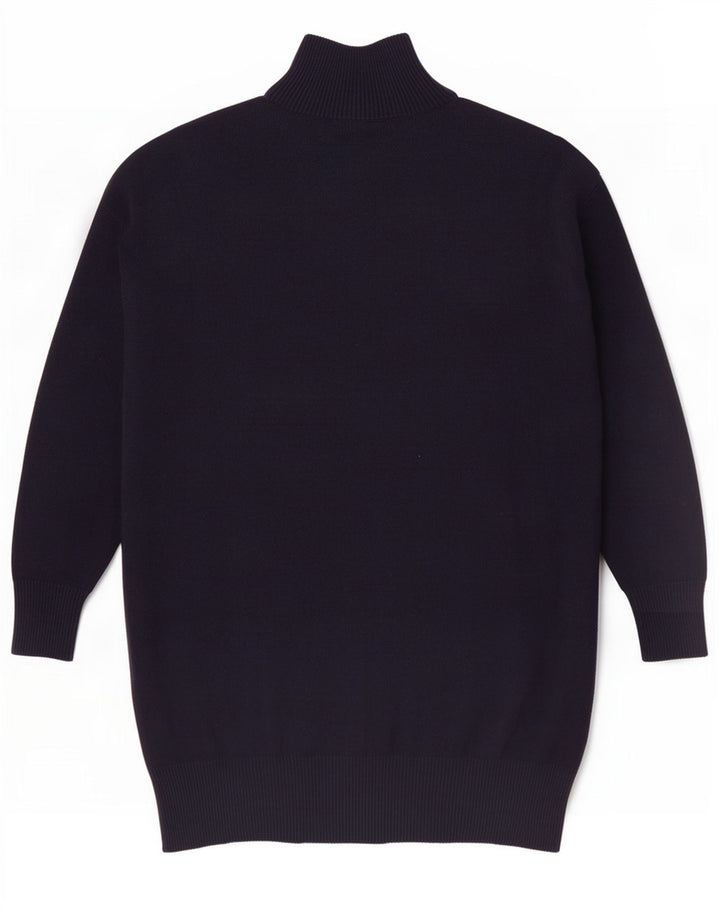 Marks & Spencer Robe pull surdimensionnée pour femme UK 14 Bleu marine moyen