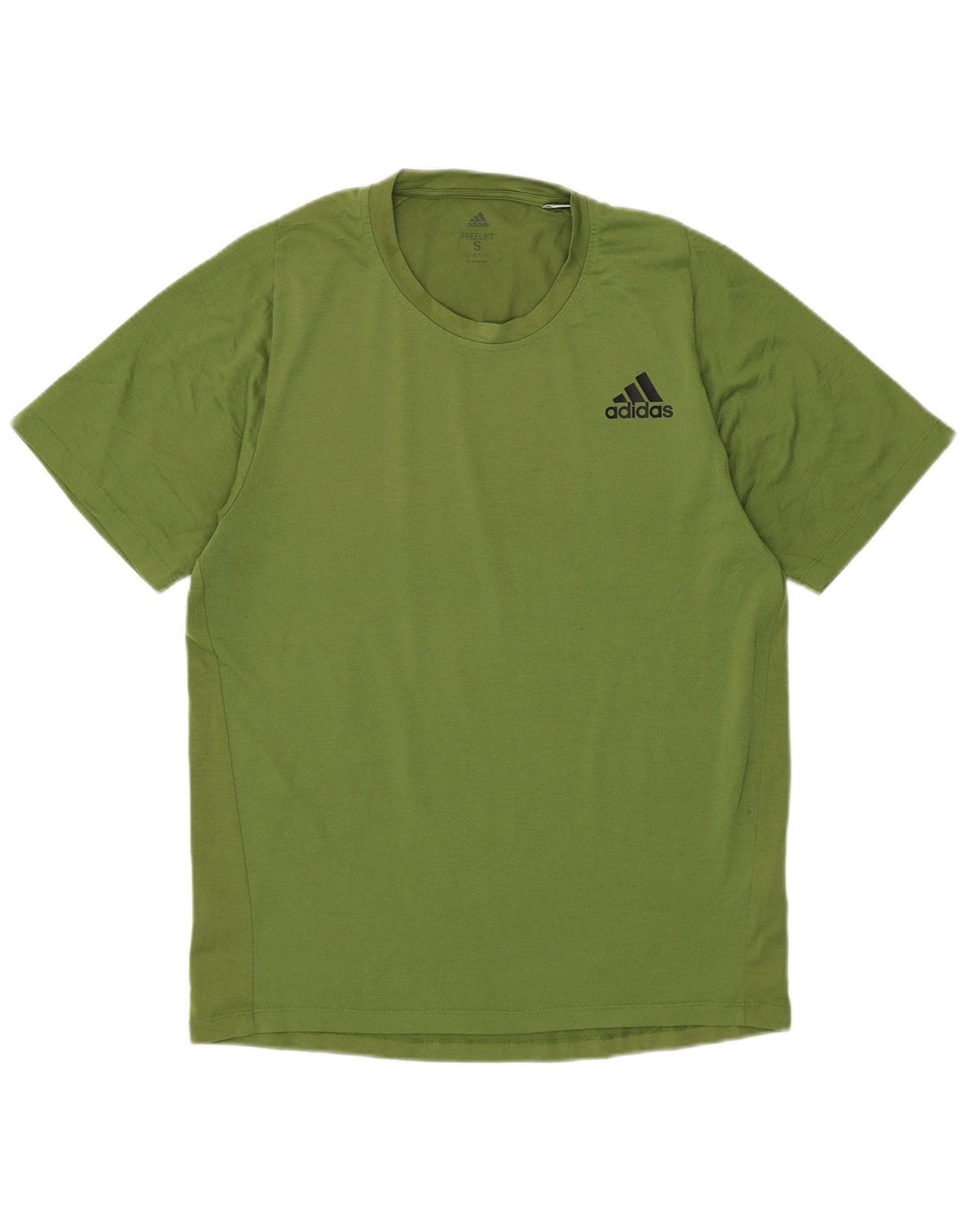 Adidas Hommes Climalite T-Shirt Haut Petit Vert Coton
