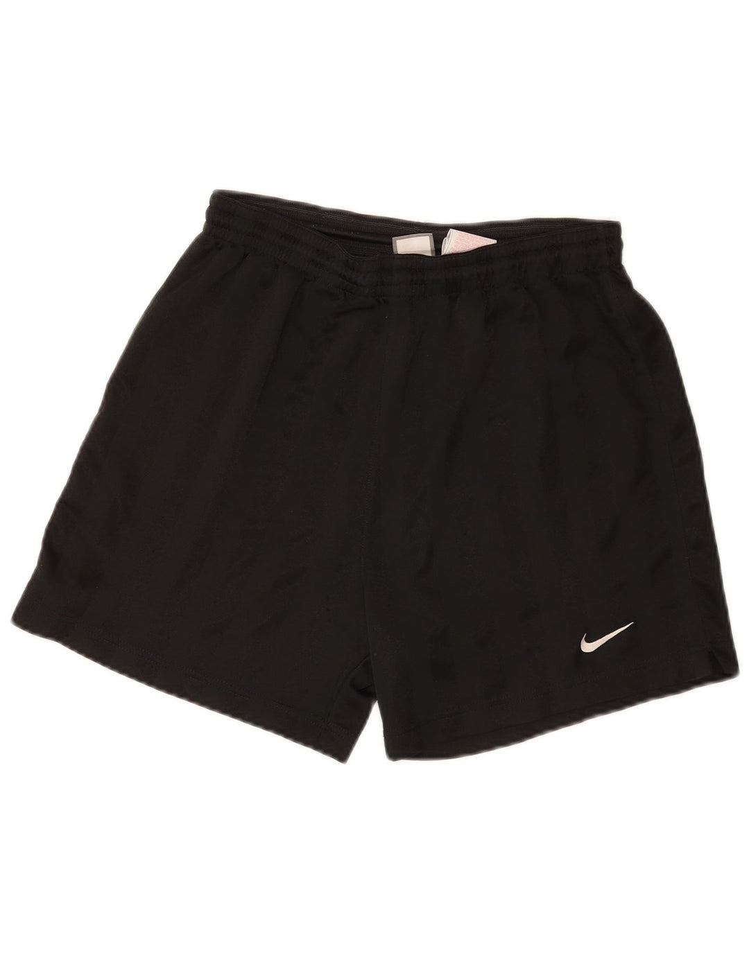Nike Short de sport pour homme en polyester à fines rayures noires moyennes