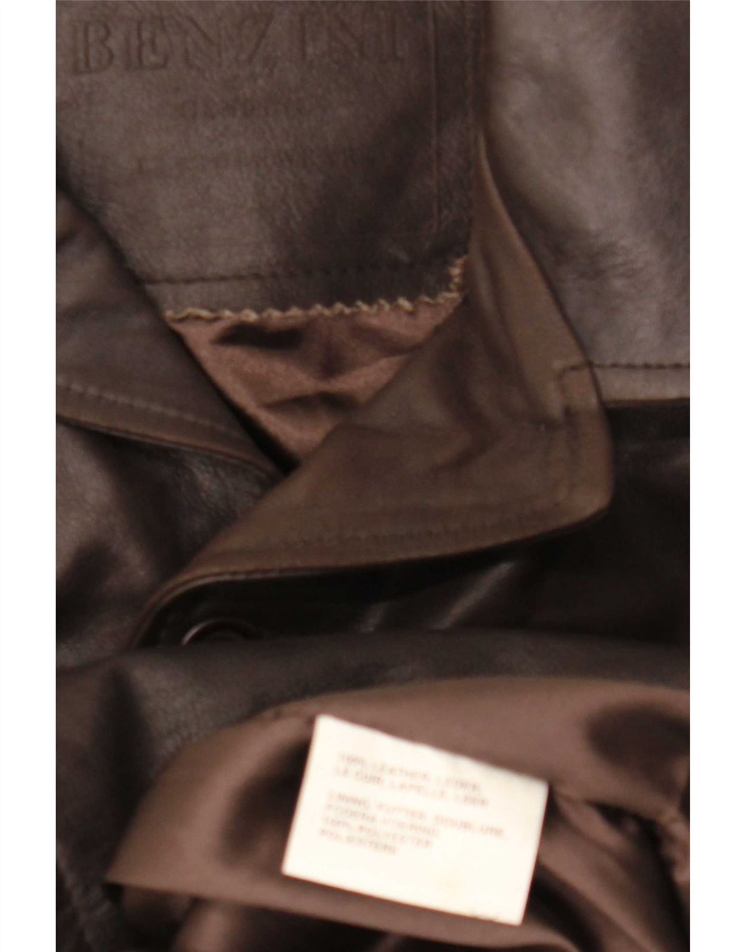 veste en cuir homme vintage UK 42 XL Marron
