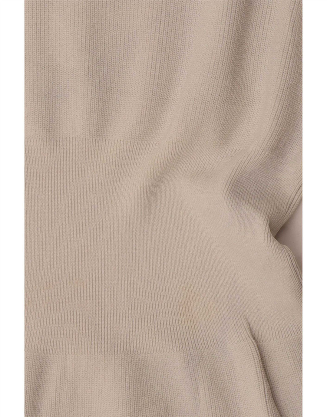 Zara Femme Top Manches Longues UK 10 Petit Beige