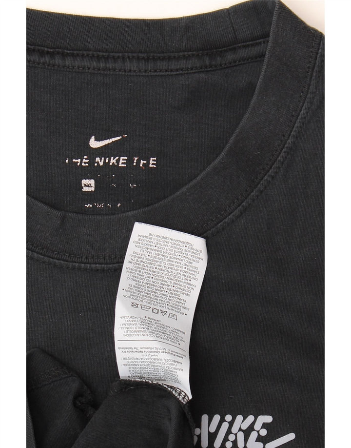 NIKE Mens Graphic T-Shirt Top 2XL Black Cotton Vintage Nike and Second-Hand Nike from Messina Hembry 