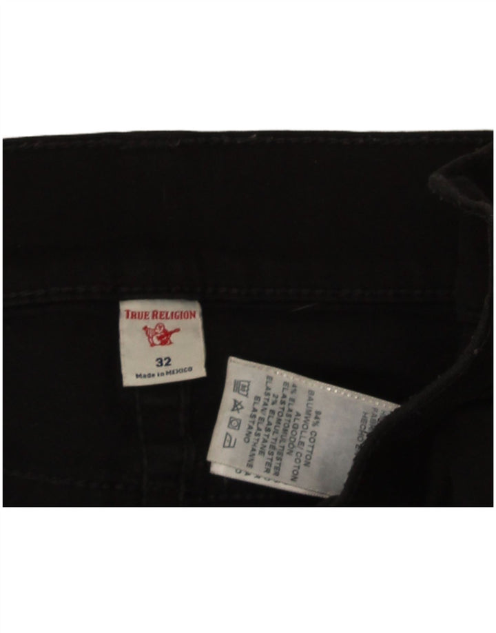True Religion Jean Slim Homme W32 L32 Coton Noir