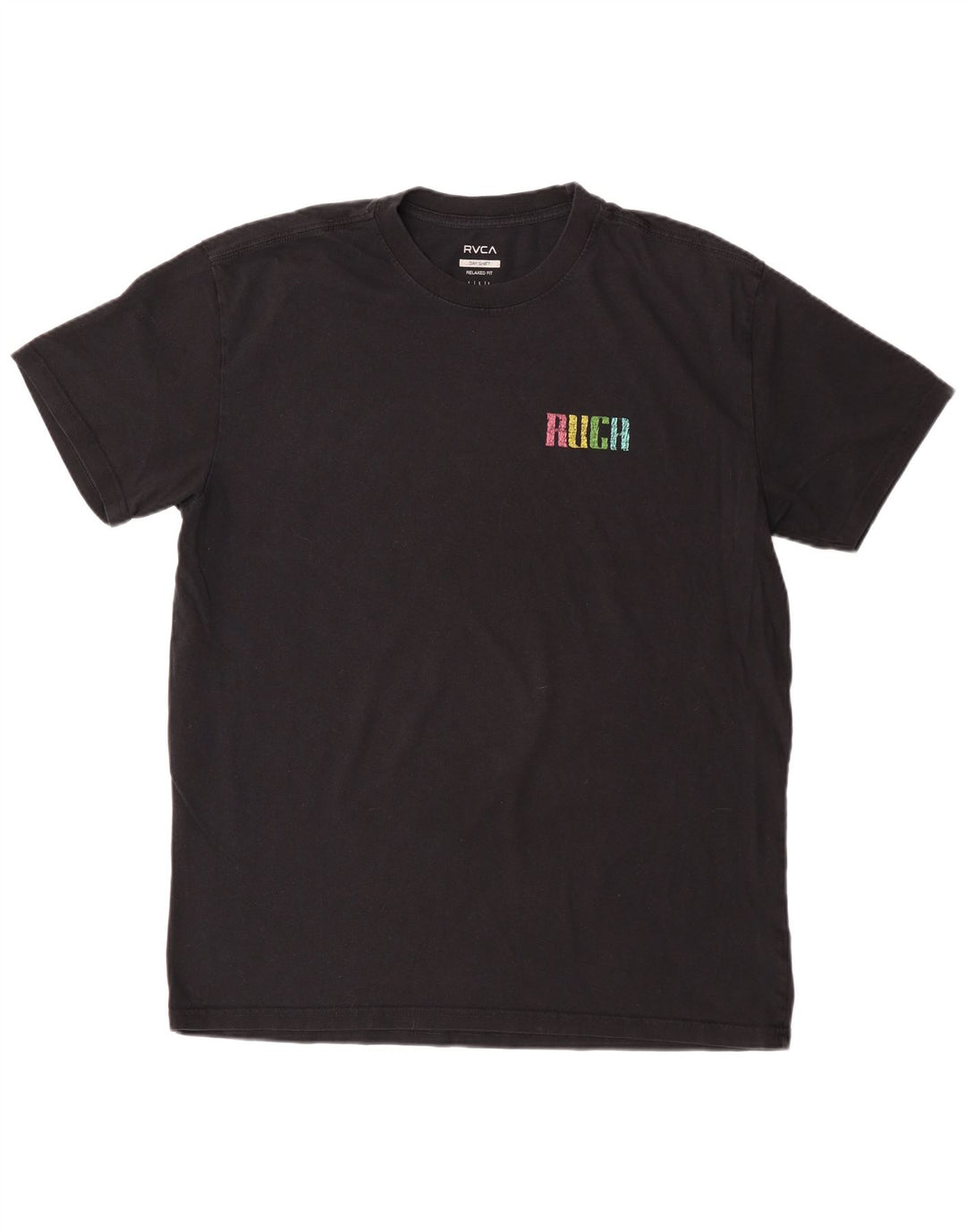 RVCA T-shirt graphique coupe décontractée pour homme, grand noir