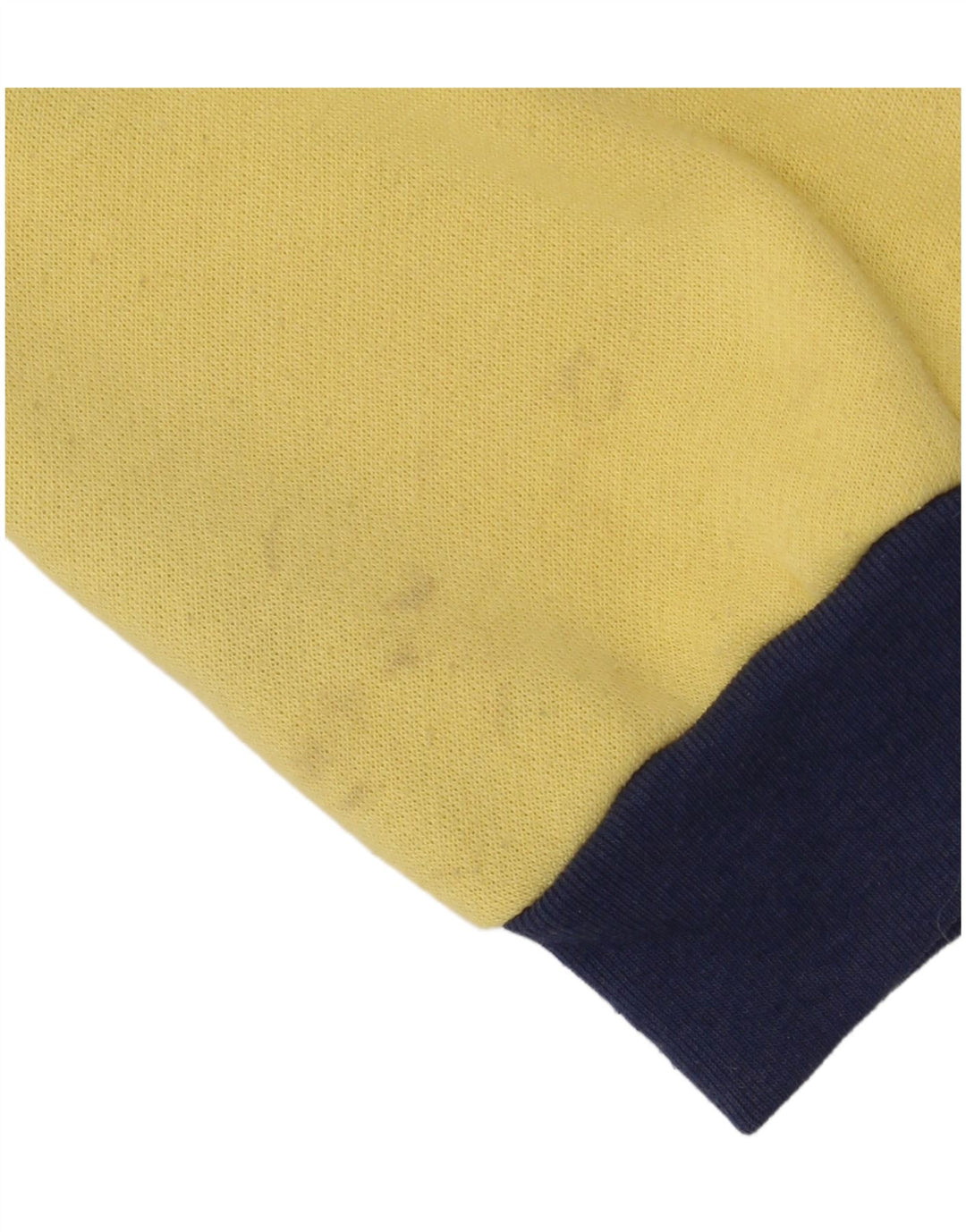 DASH Sweat-shirt graphique à col boutonné pour homme Jaune moyen Colourblock