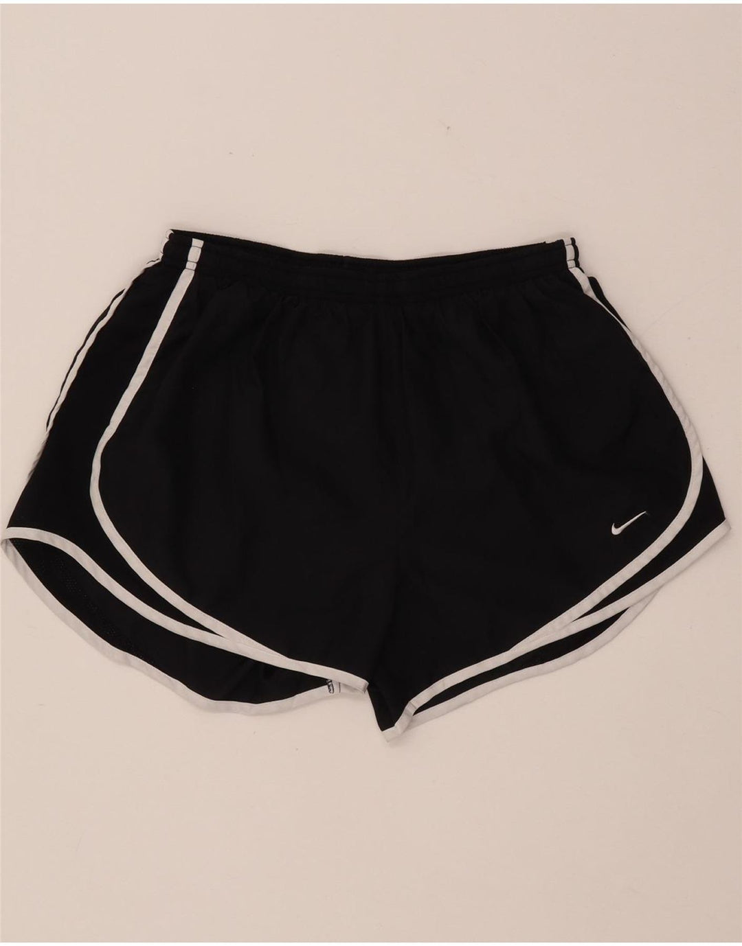 NIKE Short de sport Dri Fit pour femme UK 14 Large Noir
