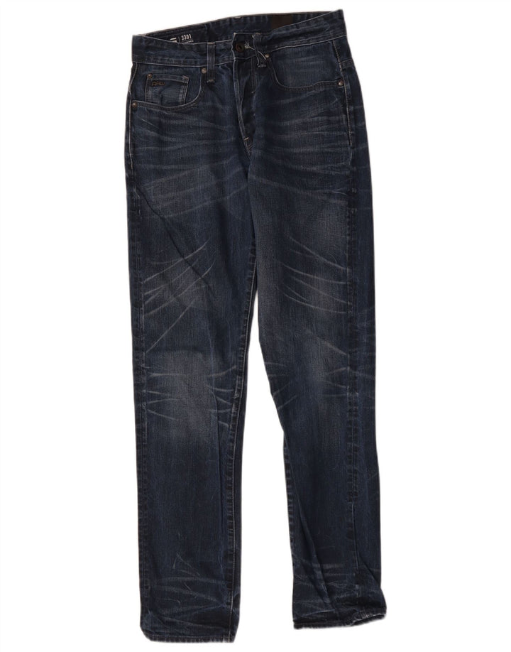 G-Star Femme 3301 Jean Fuselé W29 L34 Bleu Marine