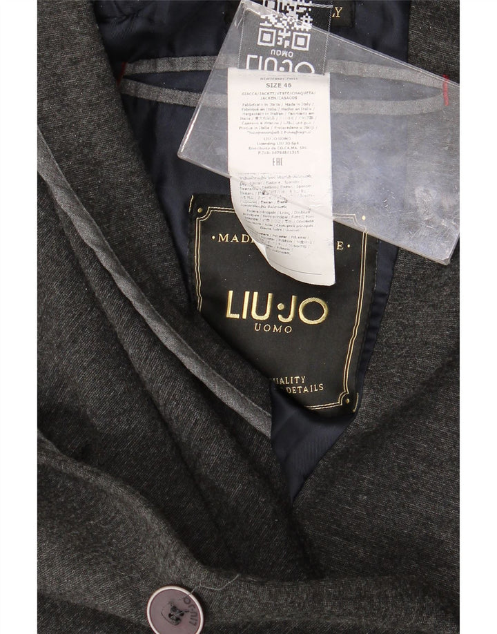 Liu Jo Veste Blazer 2 Boutons Homme IT 46 Petit Gris Viscose