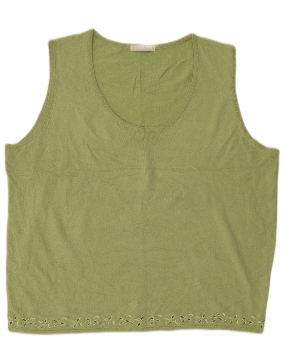 MARKS & SPENCER Débardeur surdimensionné pour femme UK 18 XL Vert