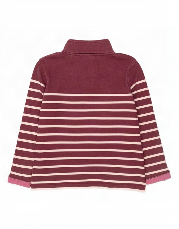 Weird Fish Pull surdimensionné pour femme UK 46 Large Bordeaux Rayé