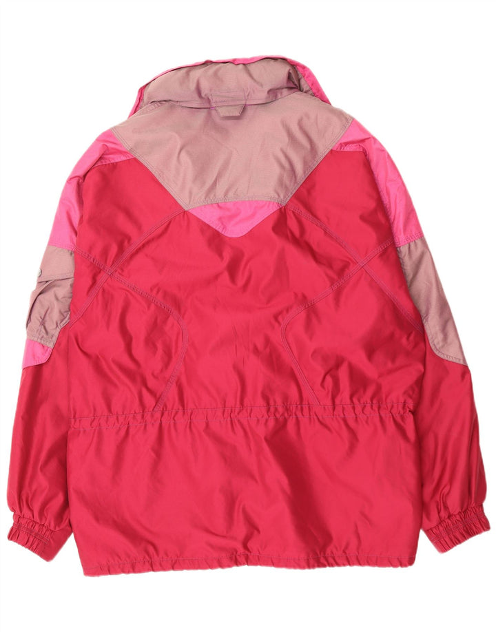 VINTAGE Veste de ski homme UK 44 2XL Rouge Colourblock