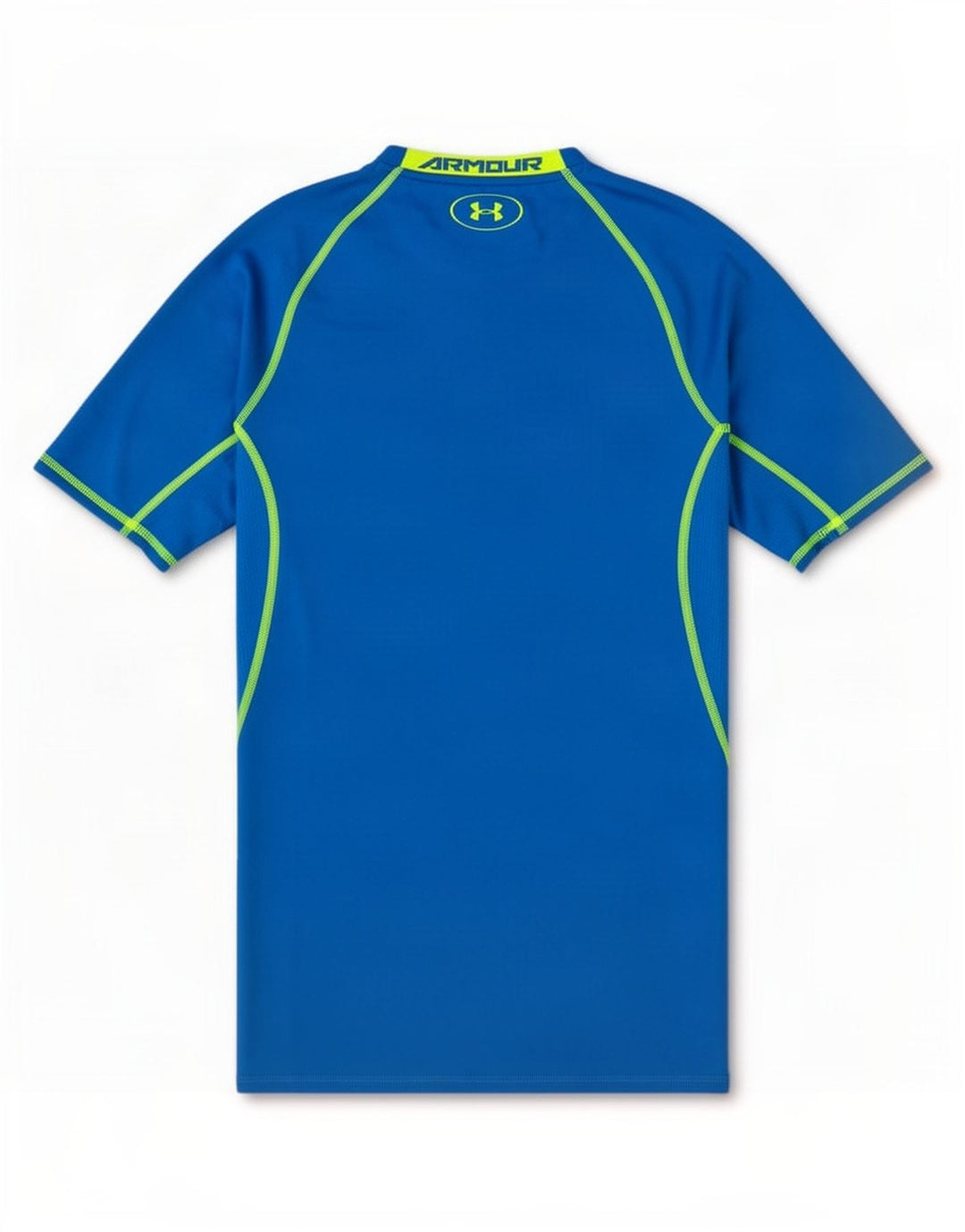 Under Armour Tee-Shirt Heat Gear Homme Bleu Moyen Polyester