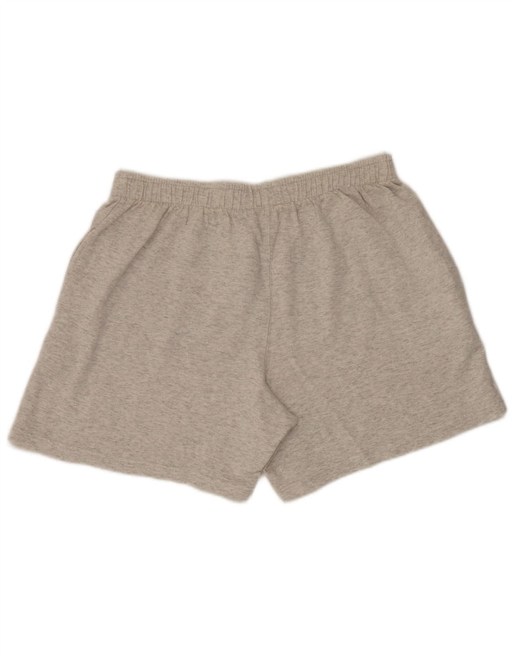Champion Short de Sport Homme Grand Coton Chiné Gris