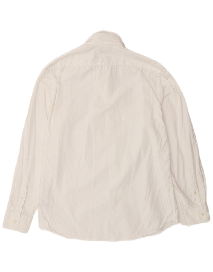 Jaeger Chemise coupe moderne pour homme Taille 16 Grand coton blanc