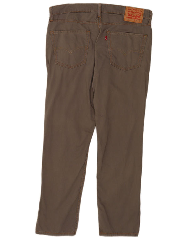 Levi's Pantalon Casual 511 Slim Fit Homme W36 L30 Gris Coton