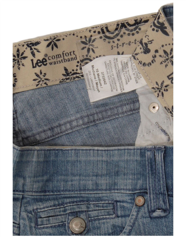 LEE Short en jean pour femme US 10 Large W32 Bleu Coton