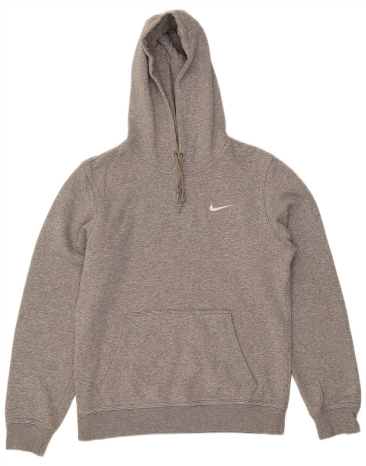 Nike Pull à capuche pour homme en coton moucheté Gris Taille S