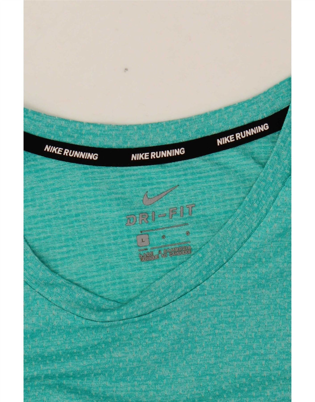 Nike Hommes Dri Fit T-Shirt Haut Large Turquoise