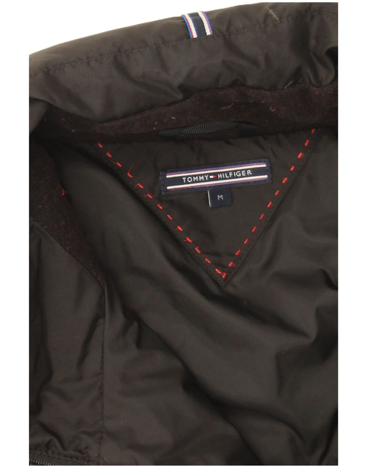 Tommy Hilfiger Manteau rembourré pour femme UK 44 Medium Noir Polyester