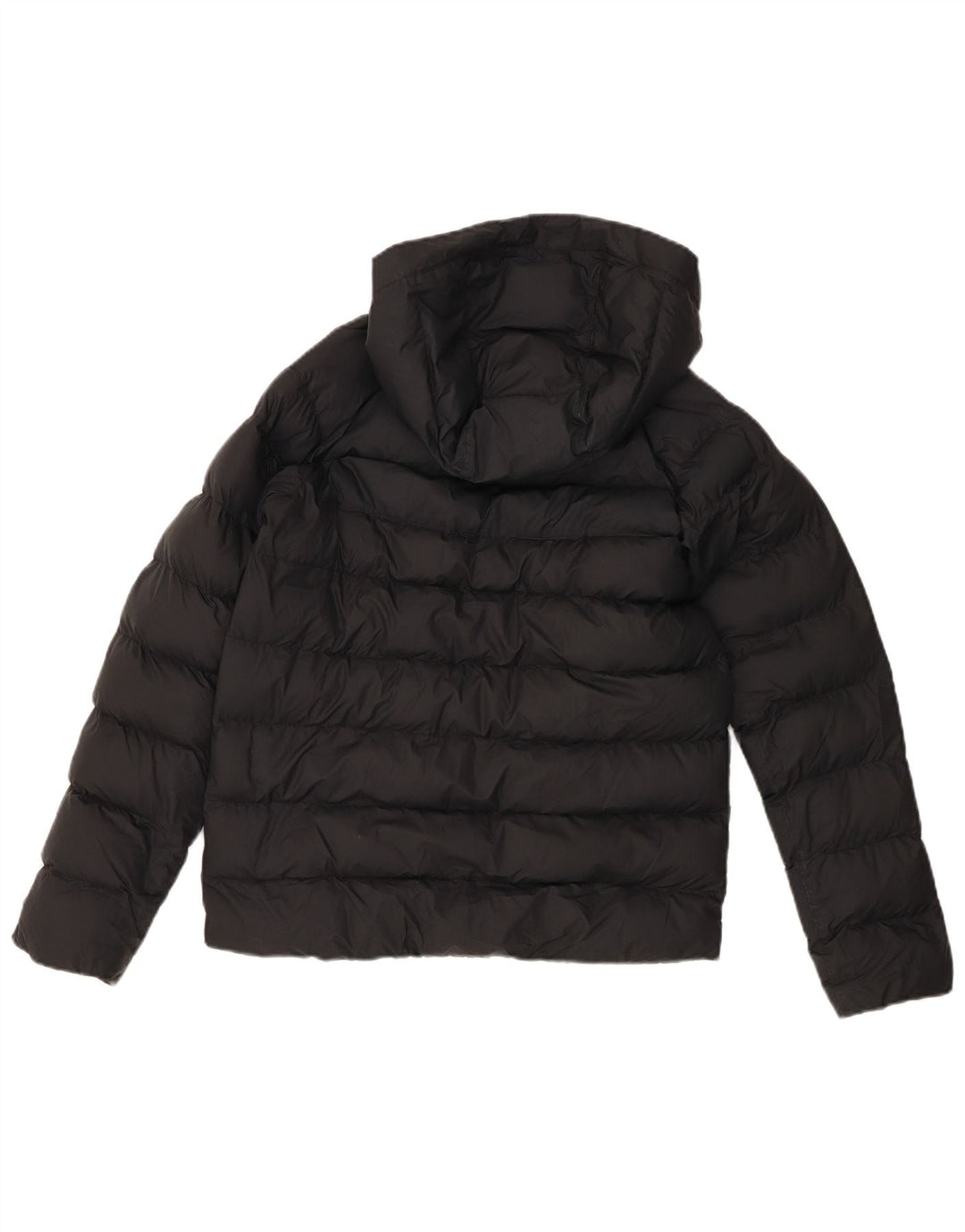 Nike Veste matelassée à capuche pour garçon 12-13 ans Large Noir Polyester
