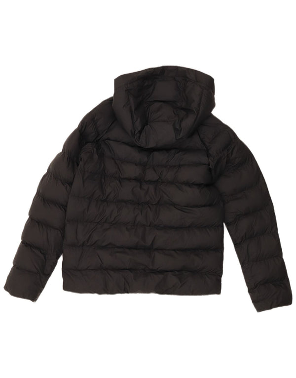 Nike Veste matelassée à capuche pour garçon 12-13 ans Large Noir Polyester