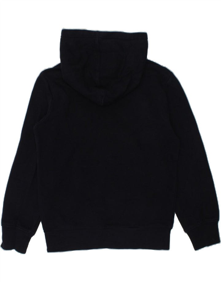 CHAMPION Boys Graphic Hoodie Jumper 7-8 Years Small  Navy Blue Cotton | Vintage Champion | Thrift | Second-Hand Champion | Used Clothing | Messina Hembry 