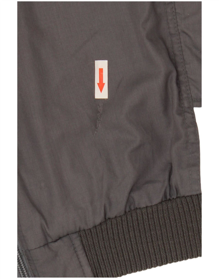 Canda Veste Bomber Homme UK 40 Large Gris Colorblock Polyester