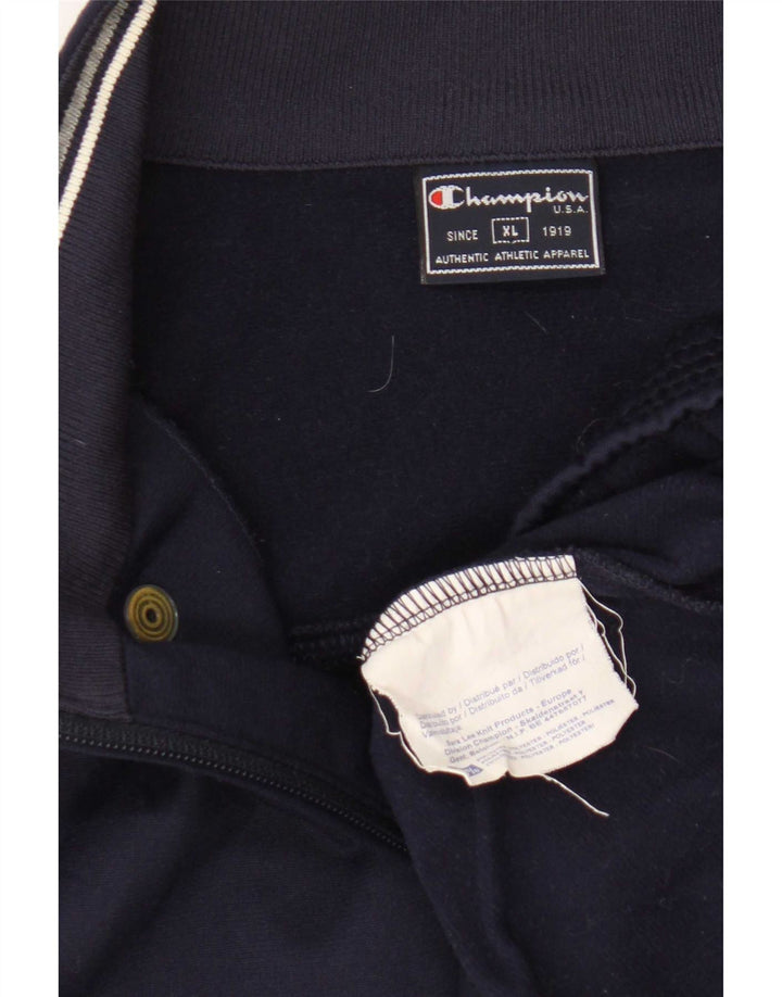 Champion Veste de survêtement pour homme XL Bleu marine Polyester
