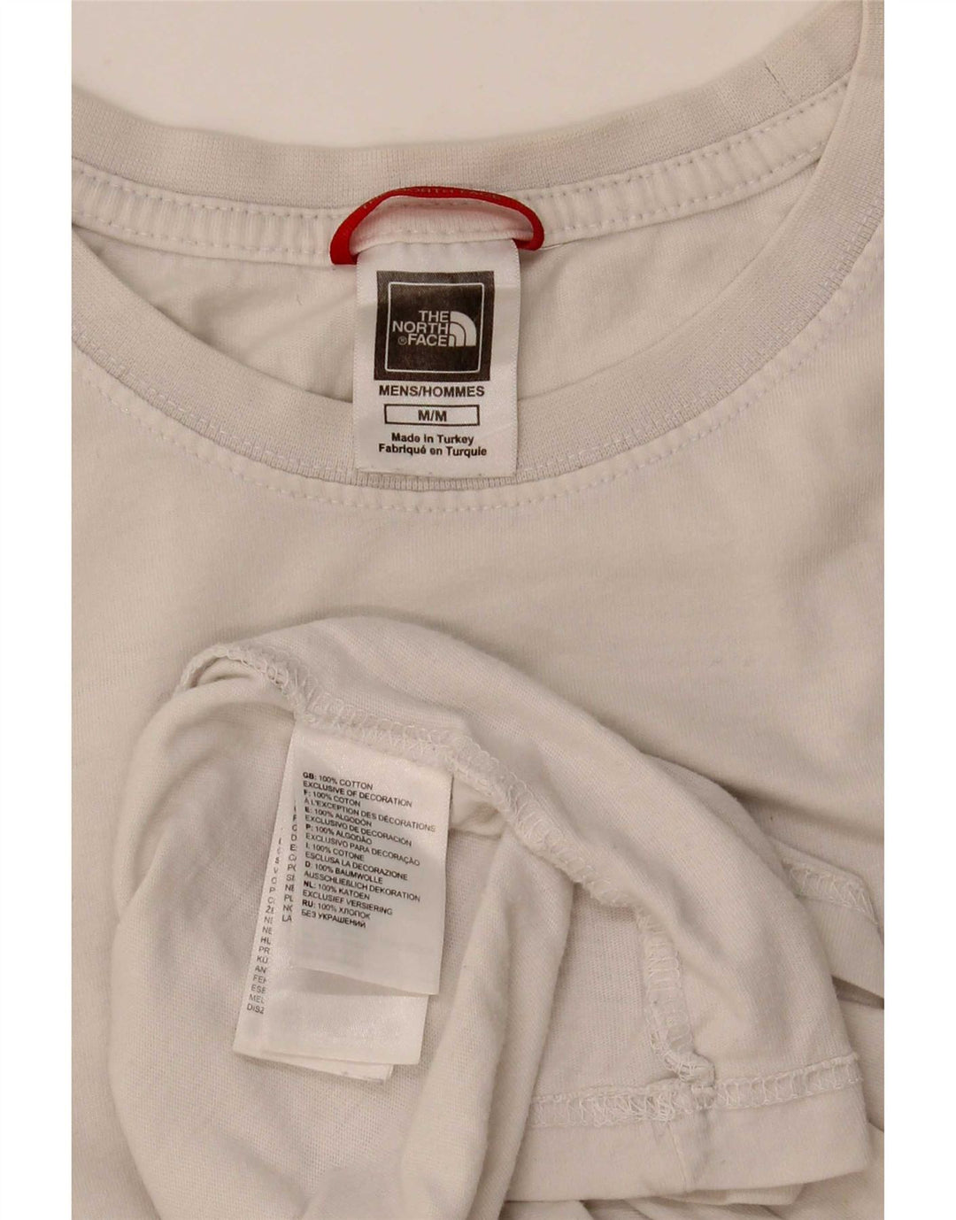 The North Face T-shirt graphique pour homme en coton blanc moyen