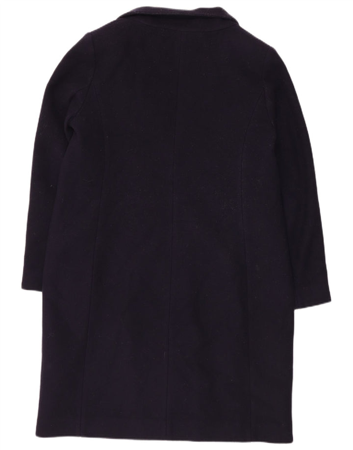 Hobbs Manteau Femme UK 14 Grande Laine Violette