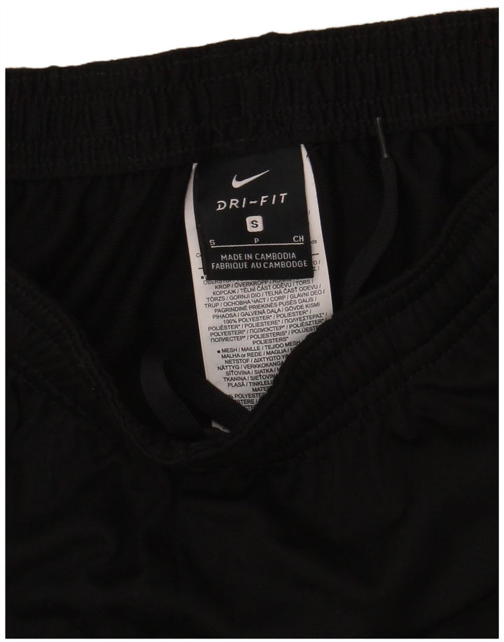 Nike Pantalon de survêtement Dri Fit pour homme Taille S en polyester color block noir