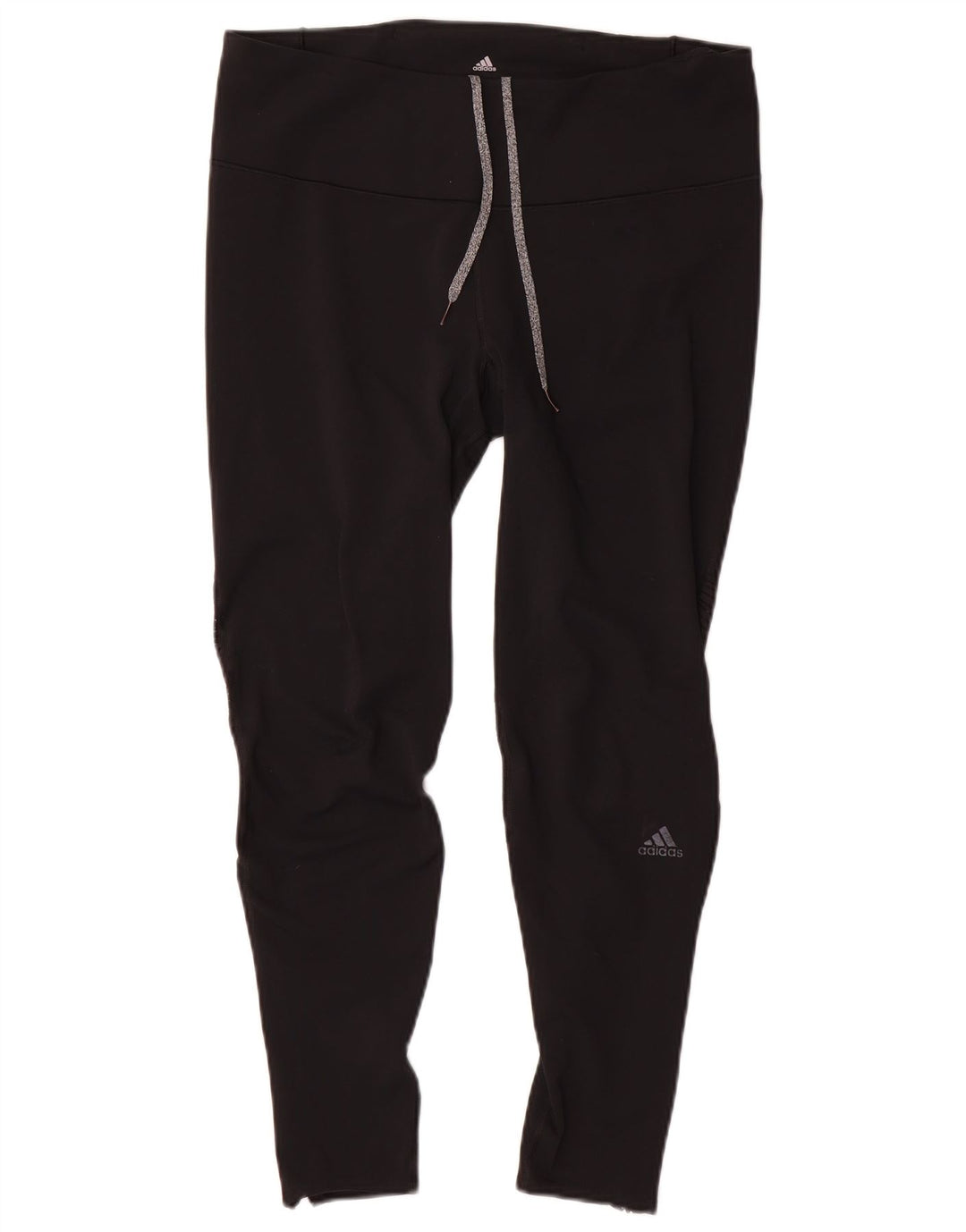 Adidas Climacool Graphic Leggings UK 16/18 Large Noir Polyester