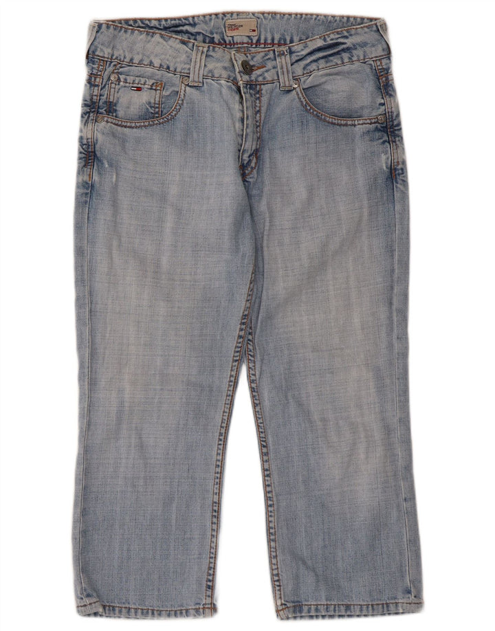 Tommy Hilfiger Jean Capri Femme W30 L21 Bleu Coton