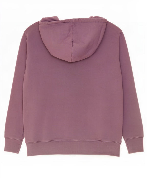 Marks & Spencer Pull à capuche surdimensionné pour femme UK 10 Petit coton violet