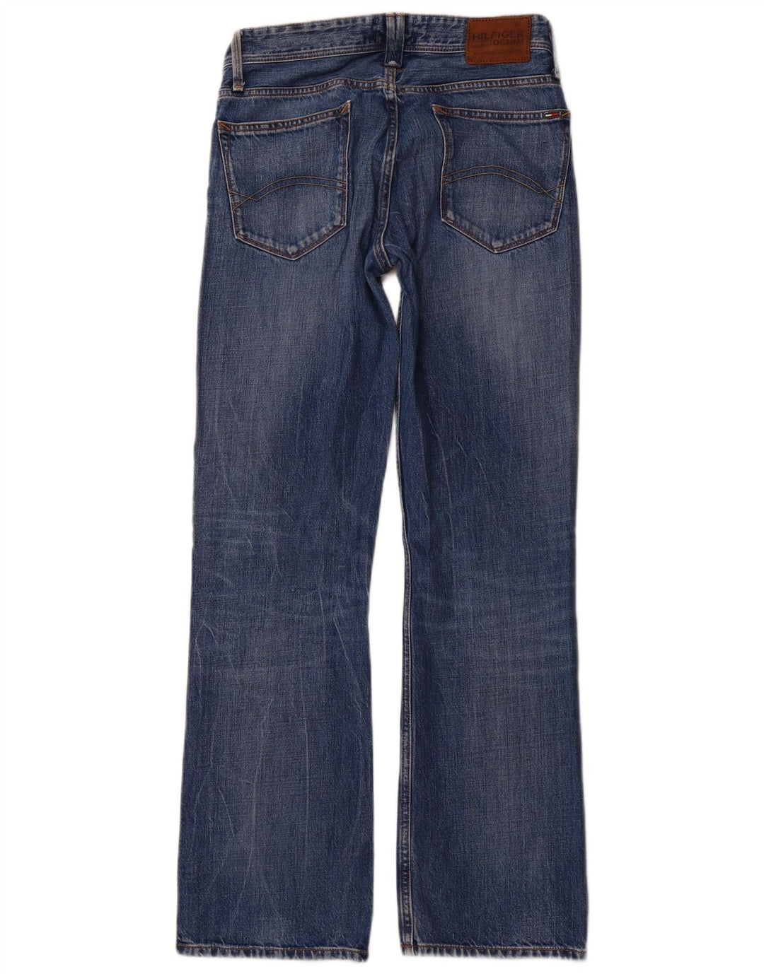TOMMY HILFIGER Jean Droit Homme W30 L32 Bleu Coton