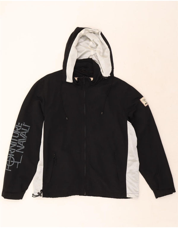 Murphy & Nye Veste de pluie surdimensionnée pour femme UK 10 Small Noir