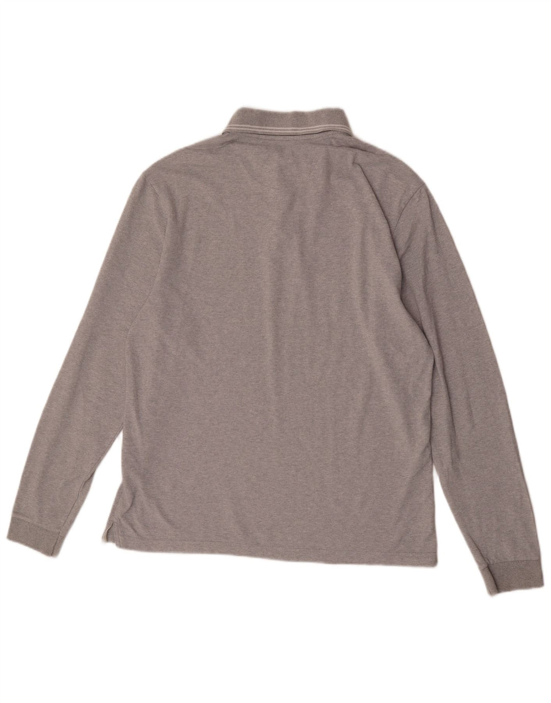 Champion Polo à manches longues pour hommes, grand coton gris