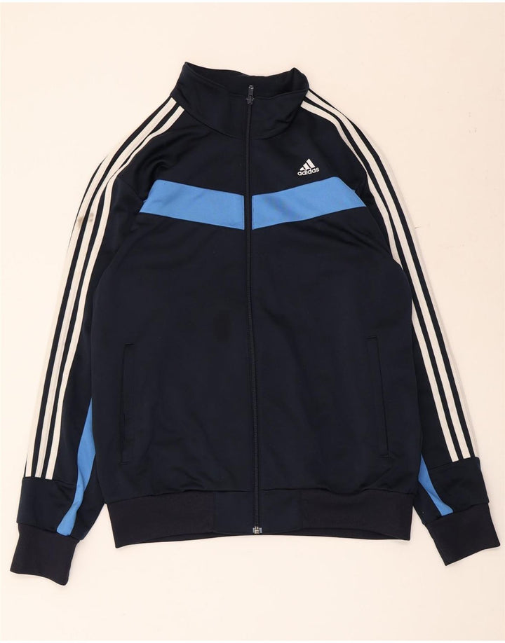 Adidas Veste de survêtement pour homme Bleu marine moyen Polyester colour block