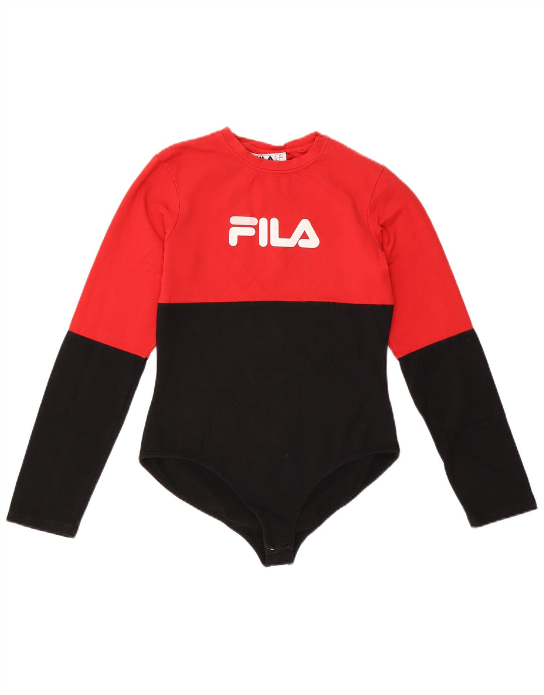 FILA Body Graphique Femme UK 14 Large Multicolore Colourblock
