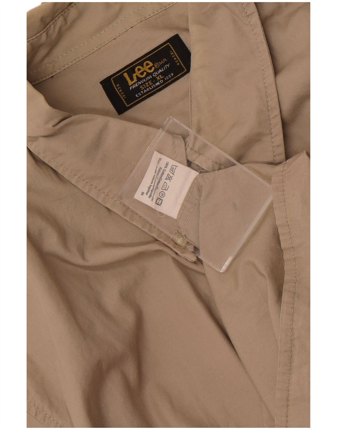 Lee Chemise Homme XL Coton Beige