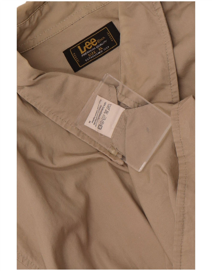 Lee Chemise Homme XL Coton Beige