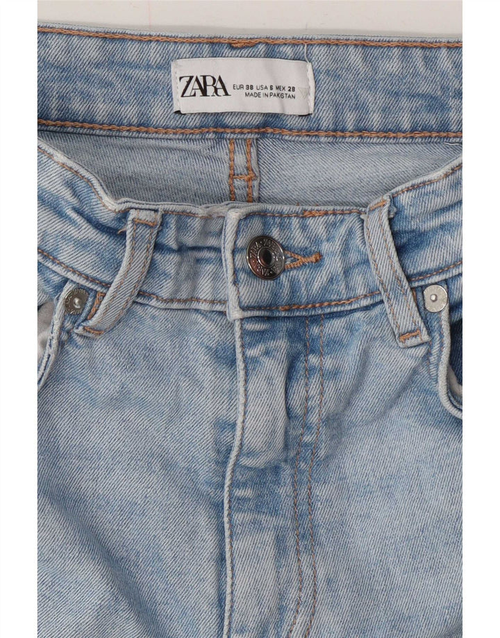 Zara Jean Bootcut Femme EU 38 Petit W28 L25 Bleu