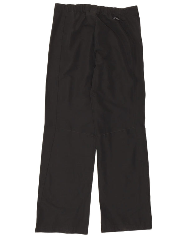 Adidas Pantalon droit femme UK 12 Medium W30 L31 Noir Polyester