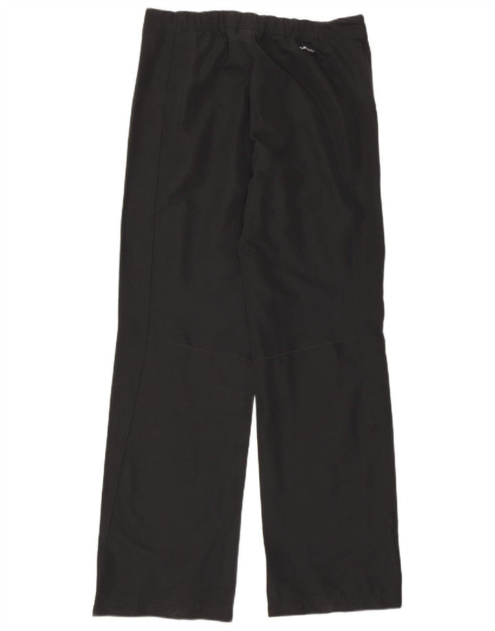 Adidas Pantalon droit femme UK 12 Medium W30 L31 Noir Polyester