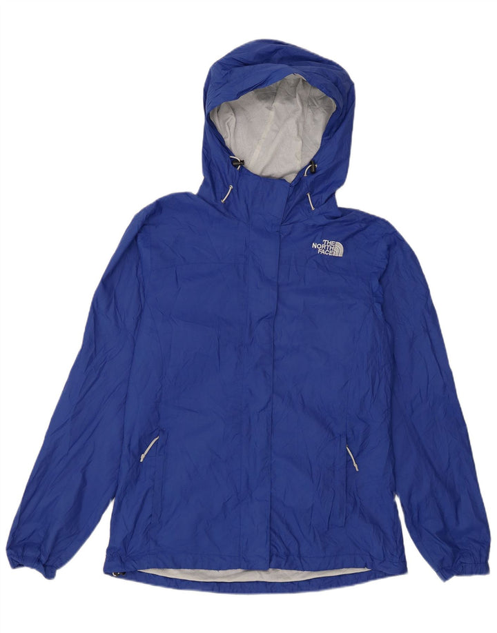 The North Face Veste de pluie surdimensionnée à capuche pour femme UK 10 Small Bleu