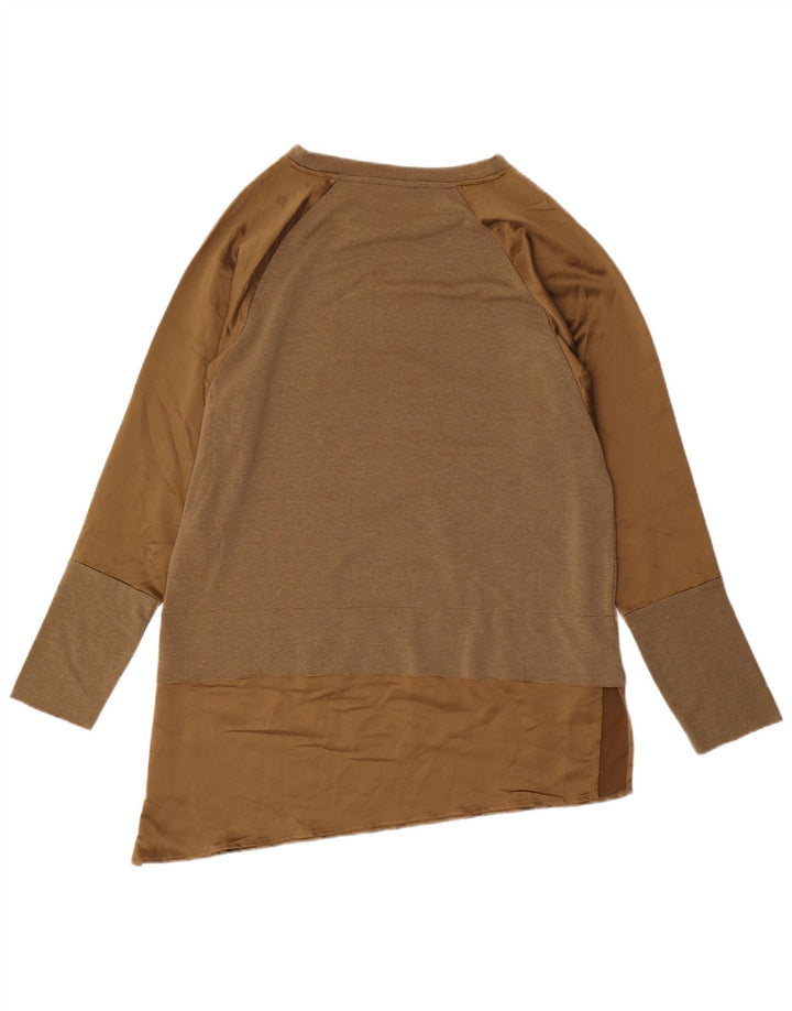Zara Femme Tunique Asymétrique UK 14 Polyester Vert Moyen