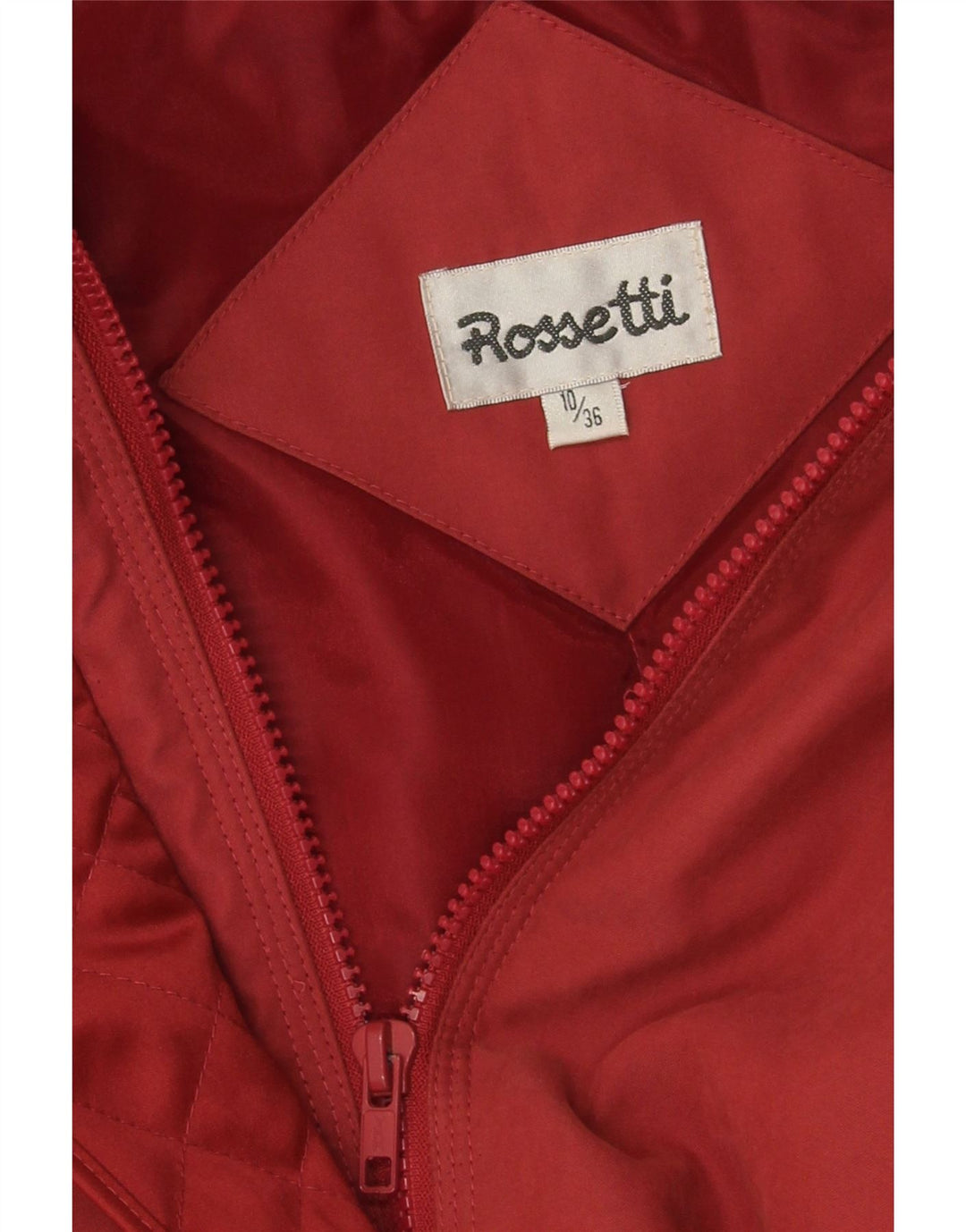 ROSSETTI Womens Oversized Padded Coat UK 10 Small Red Polyester Vintage Rossetti and Second-Hand Rossetti from Messina Hembry 