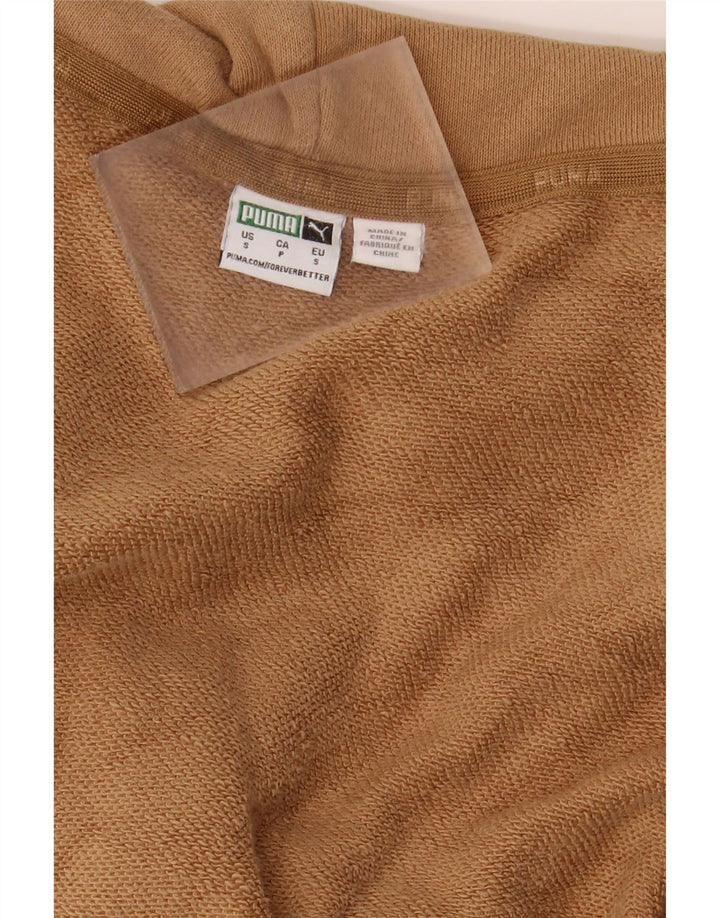 PUMA Pull à capuche surdimensionné pour femme UK 10 Petit Marron