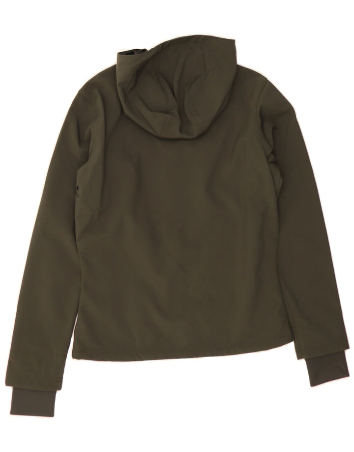 KAPPA Mens Zip Hoodie Sweater Medium Khaki Polyester Vintage Kappa and Second-Hand Kappa from Messina Hembry 